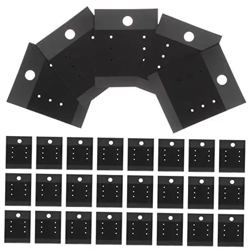 Produktbild: Angoily 100 Stück Ohrring Display Karten Papier Praktische Schmuckverpackung für Ohrringe und Accessoires Einfach zu Verwenden Lagern für DIY Projekte und Schmuckpräsentationen