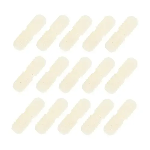 Produktbild: Angoily 100st Möbelverbinder Nylonklammern Für Möbel Dübel Nudelholz Nylon-dübelstift Regalpflöcke Für Bücherregale Möbeldübel Aus Nylon Heringe Für Regale Weiß Doppelte Zähne Holznagel