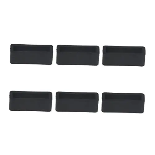 Produktbild: Angoily 10 Stück Schwarzes Silikon-uhrenarmband Ersatz Für Armbanduhren Uhrenzubehör