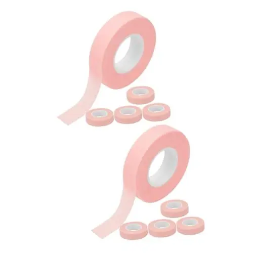 Produktbild: Angoily 10 Stk Pfropfen von Wimpernband grüner Lidschatten Kosmetikbedarf Klempnerwerkzeuge Shampoo Klebebänder für Wimpern Wimpern-Pflanzstreifen atmungsaktiv Patch Verlängerungsgürtel
