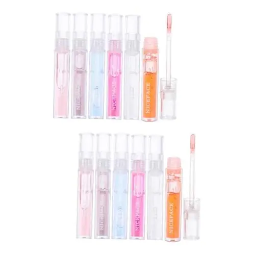 Produktbild: Angoily 12 Stk Lipgloss feuchtigkeitsspendende Lippentönung langanhaltender Lippenstift Glitzer-Lippenstift kosmetischer Lippenstift Make-up-Lippenstift Kosmetik Feuchtigkeitscreme Plastik
