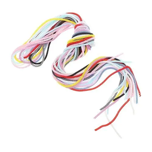 Produktbild: Angoily 12stücke Kabelschützer Spiral Kabelschutz Für Datenkabel Elastische Schutzhüllen Mischfarben Kabelmanagement Für Handy Und Computer-Kabel