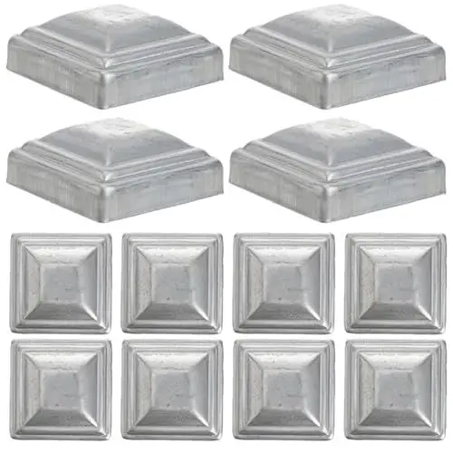 Produktbild: Angoily 12 Stücke Garten Pfostenkappen Geländer Abdeckung Zaun Quadratische Abdeckung Für 5x5cm Pfosten