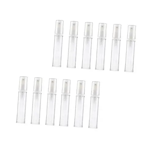 Produktbild: Angoily 12st Kosmetische Cremeflasche Mini Sprühflasche Mundspülung Spender Reiseseifenflasche Reiselotionsbehälter Schaumpumpenflasche Feinen Nebel Reiseflasche Reisen
