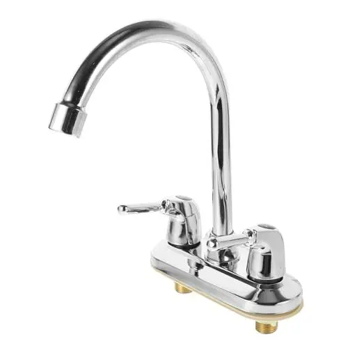Produktbild: Angoily 1Stk Wasserhahn mit Schaltern Hochlichtbogenwasser Küche Bad niederdruck wasserhahn kaltwasserarmatur Schlaucharmaturen schwenkbarer Wasserhahn Haushaltswasserhahn Einzelgriff