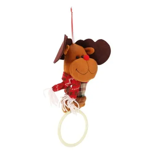 Produktbild: Angoily 1Stk Weihnachtshandtuchring weihnachtlicher handtuchhalter Weihnachtsschmuck küchenhandtuchhalter küche handtuchhalter Handtuchhaken für zu Hause Handtuchring mit Weihnachtsmotiv