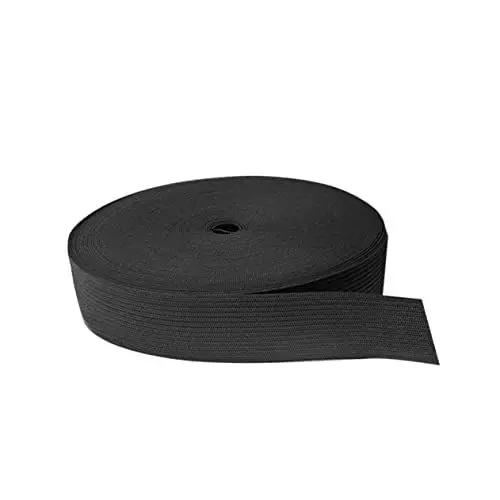 Produktbild: Angoily 1 Rolle Flaches Gummiband Elastisches Nähband für DIY Modeprojekte Langlebig und Dehnbar für Unterwäsche Hosen Sportbekleidung und Mehr