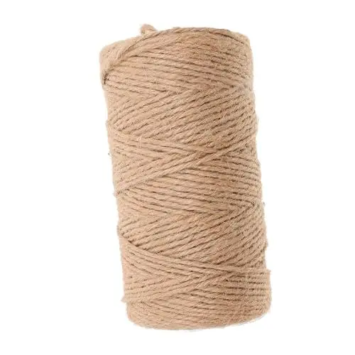 Produktbild: Angoily Natürliche Juteschnurrolle 3 Mm X 200 M Strapazierfähige Bastelschnur Für Dekorationen Zum Verpacken Von Geschenkboxen Festliche Dekoration Elegantes Geflochtenes Seil