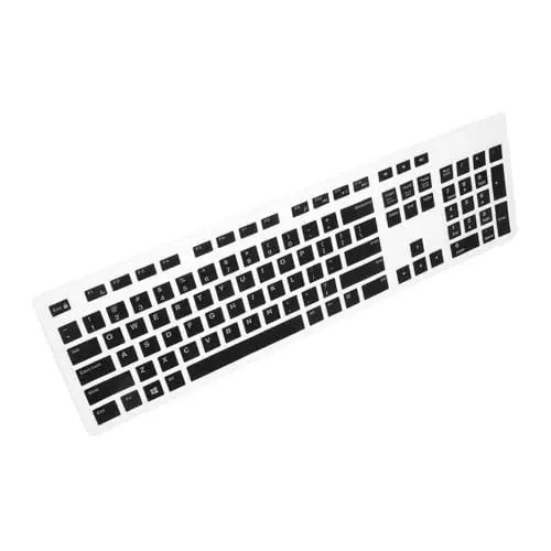 Produktbild: Angoily 1 Stück Tastatur-schutzhülle Für Die Kabelgebundene Tastatur Kb216 Schwarze Staubdichte Silikon-tastaturhaut