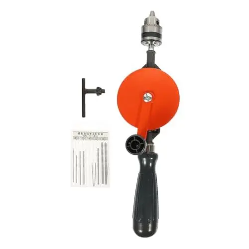 Produktbild: Angoily Manuelles Werkzeug Handbohrer-set 3/8 Zoll Bohrer für Holzstanzen Kurbelbohrer Tragbare Handbohrer Bohrer