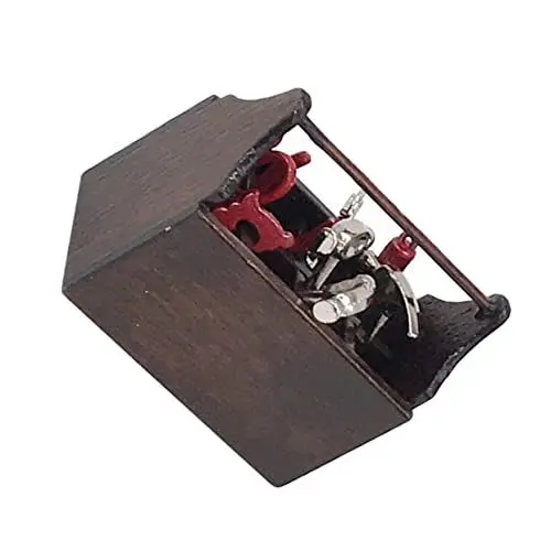 Produktbild: Angoily 1 Satz Mini-werkzeugkasten Miniaturbausatz Selber Machen Miniatur Reparierter Bausatz Mini Reparierte Werkzeuge Werkzeugsatz Reparieren Spielzeug Kleinkind Möbel Birke Reperaturset