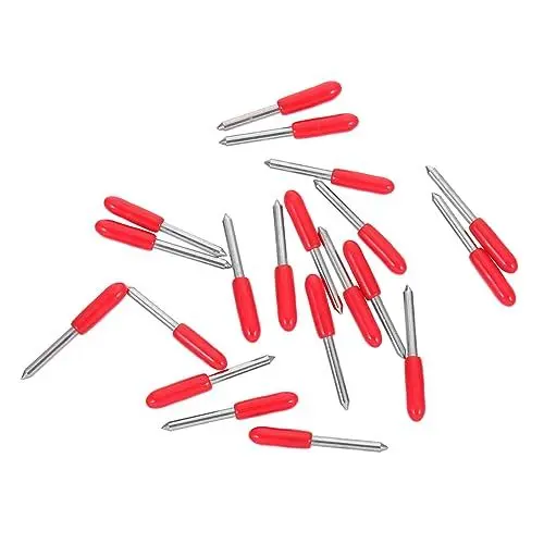 Produktbild: Angoily 1 Schachtel Wolframstahl Schneidklingen für Computerbeschriftung Präzise Cutter für Plotter für Selbstklebende Folie Reflektierende Filme und Dünne Papiere