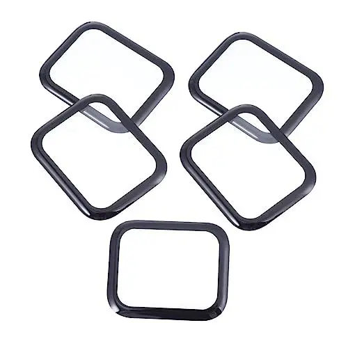 Produktbild: Angoily 1 Uhr Schutzfolie Protector Uhr Hartschale Uhrenfolie Haustierfolie Für Uhr Bildschirmfolie Uhren Smartwatch Ersatzteile Displayschutzfolie Haustiermaterial Schwarz