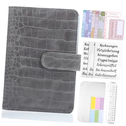 Produktbild: Angoily 1satz Budget Planner Mit Reißverschluss Praktischer Finanzplaner Und Geldorganizer Karten Und Etiketten Für Haushaltsplanung Und Sparchallenges