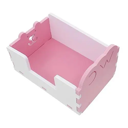 Produktbild: Angoily 1stk Hamster Toilette Small Pet Toilet Urinal Für Meerschweinchen Kleine Haustiertoilette Hygieneartikel Für Katzenstreu Im Badezimmer Anti-flutsch-Toilette Badesand Quadrat PVC