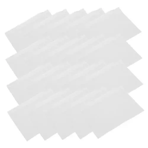 Produktbild: Angoily 20St Einweg-Tischdecke Reinigungspad Nagelpapiertücher für Acryl Lätzchen Tischdecken zahnärztliche Versorgung Nagel Tischset sauber Lieferungen Maniküre-Tuch Weiß