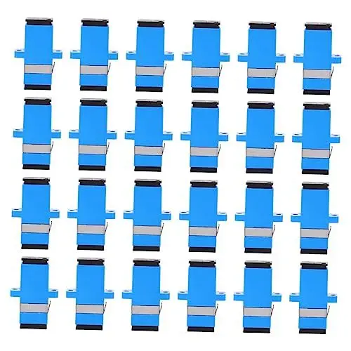 Produktbild: Angoily 24st Glasfaseradapter Kabel Konverter Optischer Splitter Draht Stecker Drähte Anschlüsse Glasfaser-dongle Glasfaser- - Faserkoppler Lwl-flansch Plastik