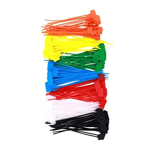 Produktbild: Angoily 4 X 150 Mm Nylon-kabelbinder Etiketten Selbstsichernde Kabelbinder Strapazierfähig Für Elektronik-netzwerke