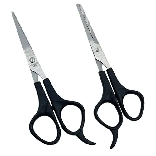 Produktbild: Angoily 2stücke Teiliges Haarschneidescheren Friseurscheren Für Präzises Haarschneiden Geeignet Für Damen Und Herren Haarschneider Und Effilierschere