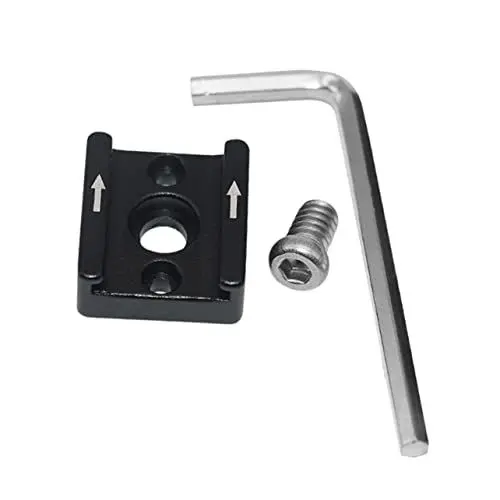 Produktbild: Angoily Legierung Cold Shoe Flash Adapter 2 Set Metall Mount Hot Shoe Base Stabile 1/4 Schraube Enthalten