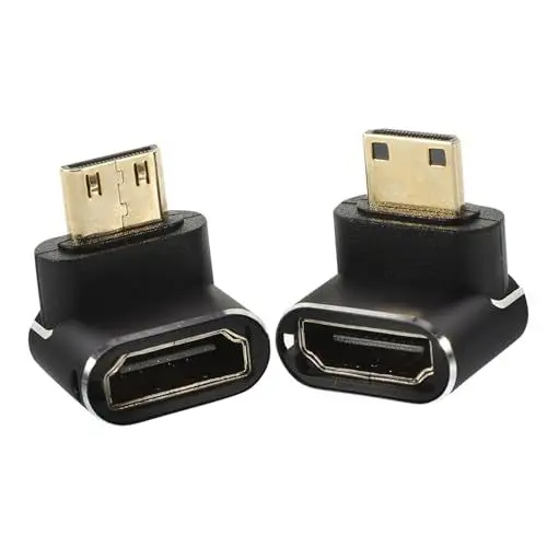 Produktbild: Angoily 2er-Pack Tv-zu-pc-Adapter Mini- -tv-Monitor-Laptop-konverter Benutzerfreundlichkeit Kompaktes Design Metallmaterial