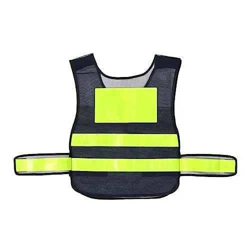 Produktbild: Angoily 3 Stk Reflektierende Westen schwarze Trainingsjacke Reflektorweste reflektoren weste reflective vest Muskelshirt laufweste Warnweste reflektierend Sport Arbeit