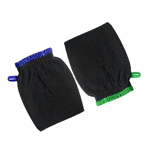 Produktbild: Angoily Badehandschuhe Mit Ergonomischem Design Peeling-duschhandschuhe Handschuh Für Frauen Männer Jungen Und Mädchen Maschinenwaschbar Zufällige Farbe