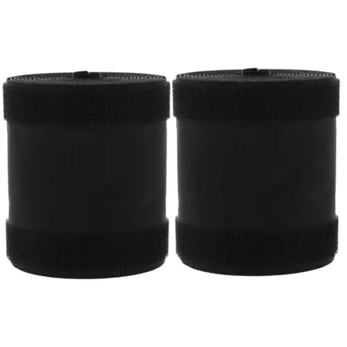 Produktbild: Angoily 2st Kabelschutz Bodenkabelhalter Verlängerungskabelabdeckung Kabelhalteleiste Teppich Schwarz Kabelstrümpfe Sofortbildfilmfotos Schnurversteck Kabelhalter Für Büroteppiche Nylon