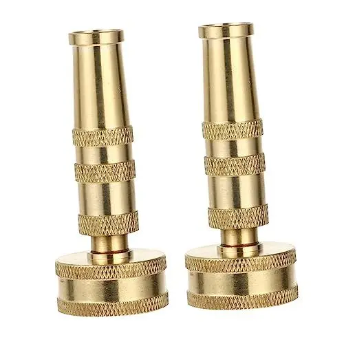 Produktbild: Angoily 2st Sprinkler Aus Messing Für Den Außenbereich Außenschlauch Wassersprühdüse Aus Messing Kehrmaschine Aus Messing Düse Für Schlauch Im Freien Sprühwasser Spritzgerät Kupfer