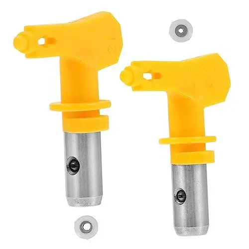 Produktbild: Angoily 2 Stücke Kunststoff Düsen Airless Sprayer Tipps Farbe Sprayer Zubehör Maschine Teile