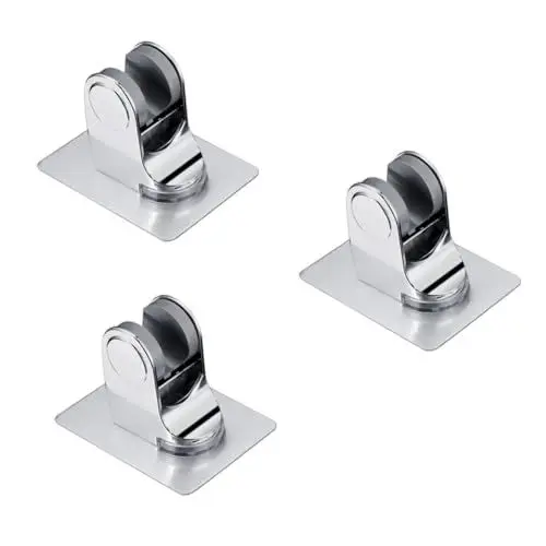 Produktbild: Angoily 3St Duschhalter dusche halterung brause halterung Wandmontierter Duschkopfhalter halter für dusche duschrinne Sprinklerkopf Duschkopfhalterung Kein Stanzen Düse Duschsäule