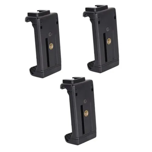 Produktbild: Angoily 3St Fotoständer Telefonhalterclip Smartphone-Klemme Smartphone-Ständer handyhalterung Handy-Stativ stabilisierender Telefonclip Telefonhalter für Lichtstativ intelligent Gimbal Abs