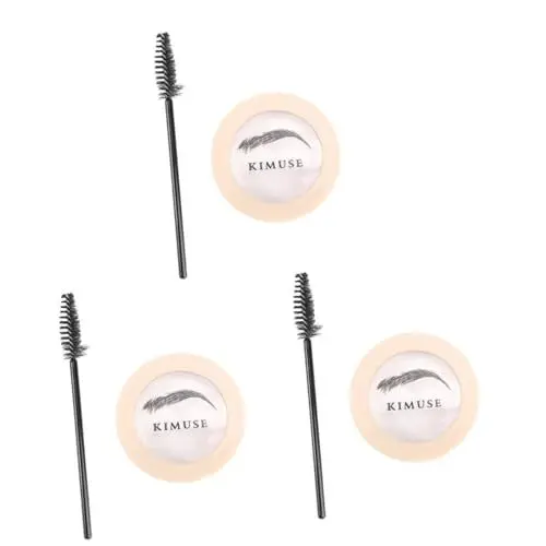 Produktbild: Angoily 3St Styling-Creme für Augenbrauen Seifenbrauen Augenbrauencreme Laminierungs-Kit naturseife Seife zum Formen der Augenbrauen Brauen-Styling-Seife Kosmetik Augenbrauen-Gel Plastik