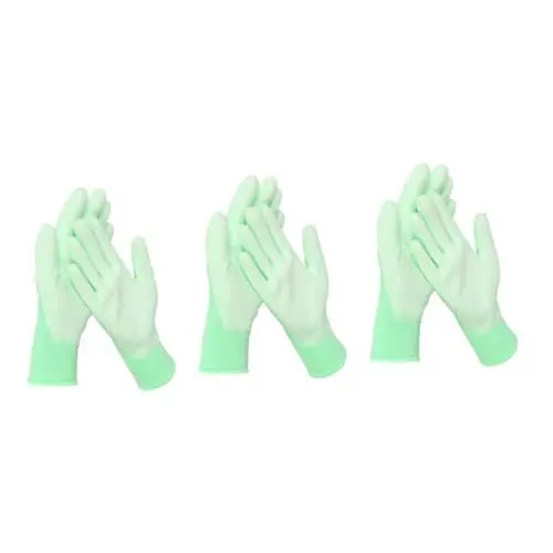 Produktbild: Angoily 3 Paare Gartenhandschuhe gartenwerkzeug gardening tools schutzanzug shelter suit Angelhandschuh Handschuhe für die Arbeit Schutz Gartenhandschuh täglicher Gebrauch Blumen züchten