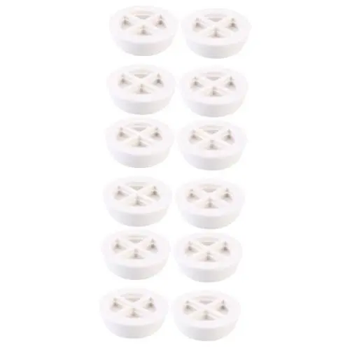 Produktbild: Angoily 3 Sätze Rutschfeste Erhöhungsmatte Für Waschmaschinenfüße Fußbodenschutzmatte Antirutschmatte Saugmatte Für Waschmaschine Bodentrockner Anti-rutsch-pads Weiß 4 Stück * 3