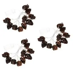 Produktbild: Angoily 3 Stück Schnur Halloween Lichterketten Halloween-hängelichter Led-Halloween-Lichter Außendekorationen Tag Der Toten Lichter Halloween-lichterketten Innenlaternen Dekorativ Plastik