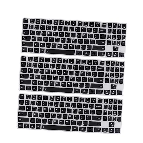 Produktbild: Angoily Silikon-tastaturfolie für R720 3er-Pack 15 6-Zoll-Laptop-tastaturschutz Staubdicht Dünn Atmungsaktiv