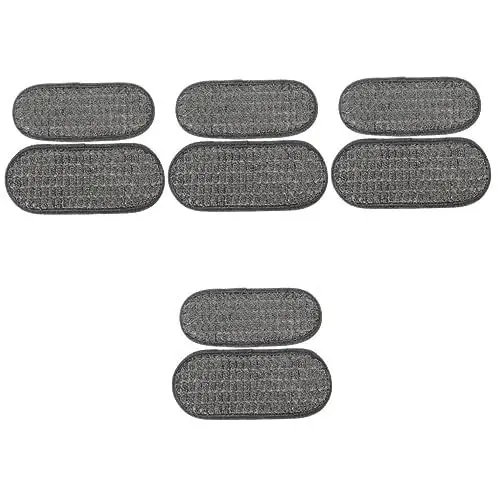 Produktbild: Angoily 8stücke Kühlschrank Tropfauffangschale Mini Kühlschrank Wasserauffangmatte Karomuster Handwaschbar Und Maschinenwaschbar Zubehör Für Küche