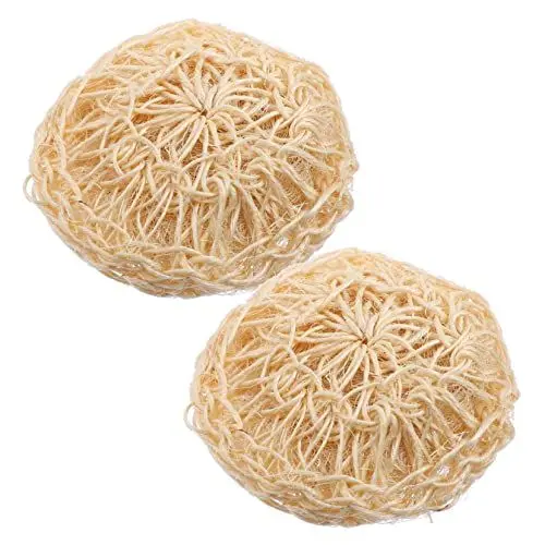 Produktbild: Angoily 4 Stück Badekugel reinigen health wellness Badekugeln cleaning tauchmaske beauty duschzubehör relaxliege bathroom accessories body sauber Wäscher Frisbeescheibe Schwamm Sisal