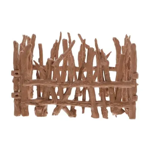 Produktbild: Angoily 4 Stück Miniatur Zaun Kunststoff für Feengärten Puppenhäuser Selbstgemacht Bauernhof Spielset Gartendekoration für Kinder Einfach zu Montieren