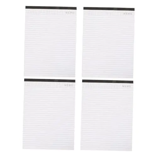 Produktbild: Angoily 4 Stück Multifunktionale Notizblöcke für Büro und Meetings Block für Wochen und Monatsplanung Handschriftliche Notizen und Erinnerungen