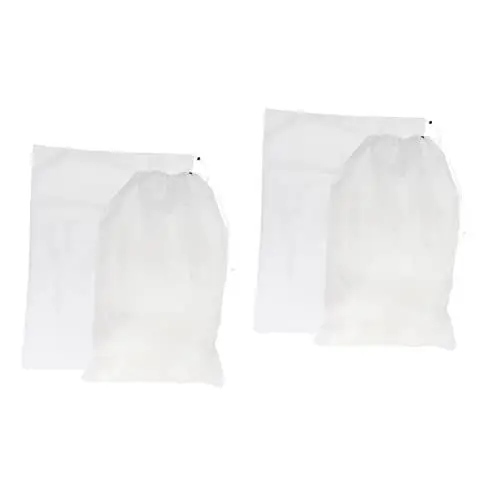 Produktbild: Angoily 4 Stück Pflanzenschutzhülle Frostschutzabdeckungen Für Pflanzen Einfrierbeutel Für Pflanzen Garten Schwimmende Reihenabdeckung Pflanzendecken Einfrieren Strauch Tasche Vlies Weiß