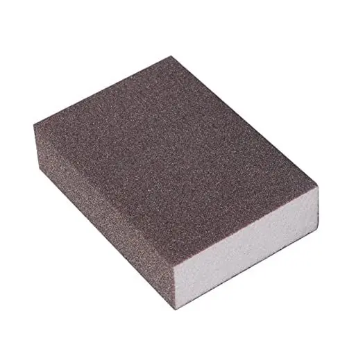 Produktbild: Angoily 4 Stück Schwamm Schmirgelpapier Schleifpapier Glanz Staubschwamm doppelt Polieren Sandpapier polierschwamm Abwaschbar Schwamm Schmirgelblock Schmirgelpapiere für zu Hause Coffee