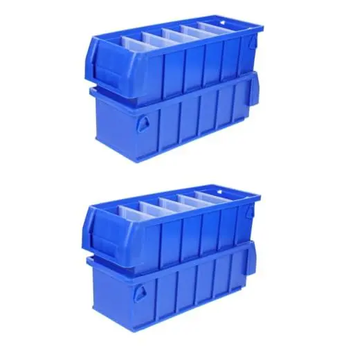 Produktbild: Angoily 4 Stück Teilebox Schraubenbox Schraubenklassifizierungswerkzeug Cajas De Para Trocas Schraubenaufbewahrung Organizer Komponenten Werkzeugkasten