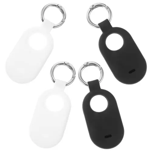 Produktbild: Angoily Smarttag2 Schutzhülle 4er-Pack Tracer Case Metall Weiches Silikon - Fall- Und Kratzfest Stoßfest