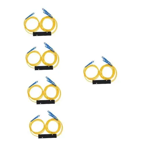 Produktbild: Angoily 5St Fasersplitter optisches kabel für spielkonsole Splitter für Fernseher Lichtwellenleiter-Splitter SC Splitter verschmolzene optische Kabel verschmolzenes optisches Kabel PVC