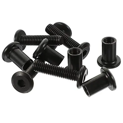 Produktbild: Angoily Lederhandwerk-binding-post-schrauben 5 Sätze M6x25 Nietbuchsen-hutmuttern
