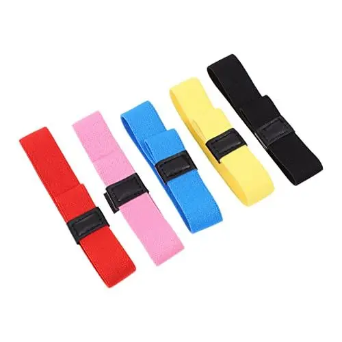 Produktbild: Angoily Lunchbox Gummiband, 5 Stück Box Behälter Für Elastische Ersatzbänder Verstellbare Nylon-Dichtung Dehnbar Dehnbar Bunt Mittagessen Befestigung Zubehör Für Schule Büro Camping Picknick Reise