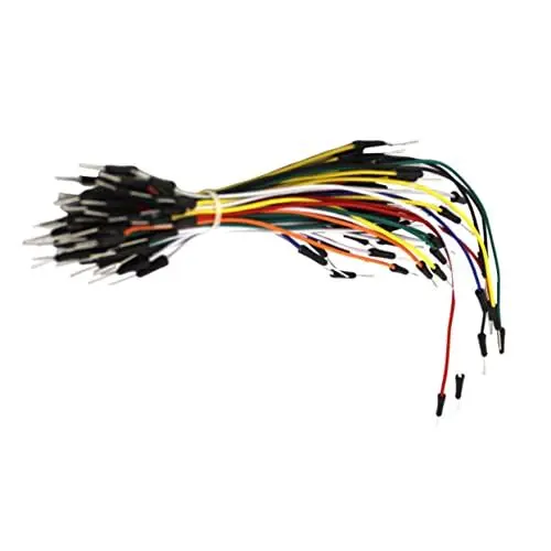 Produktbild: Angoily 65st Schaltdrähte Für Steckbretter Anschlussdraht Elektronisches Diy-steckbrett Testlinie Steckbrückendrähte Prototyp-board-draht Von Stecker Zu Stecker Material Runder Kopf