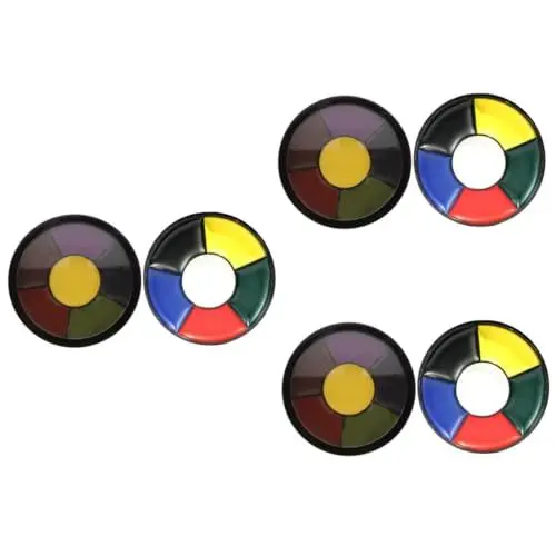 Produktbild: Angoily 6 Stk Halloween-Farbe Gesichts-Kits Wasserfarben für Kinder Gesichtsfarbe Decklack Maskerade-Pigment Körperfarbe Öl schnelltrocknend malen Vampir Requisiten Kosmetik